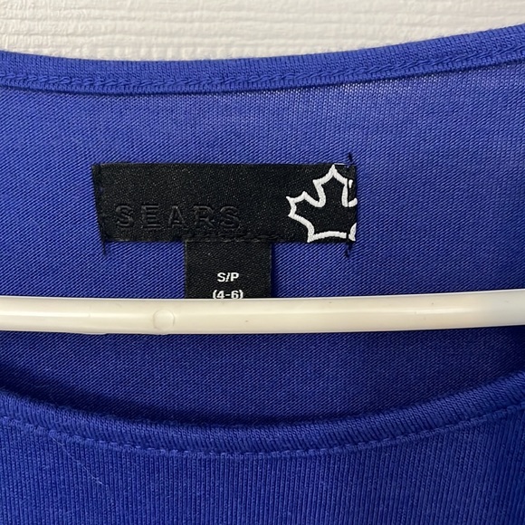 3 for 20! Sears blue t-shirt dress - Picture 2 of 2